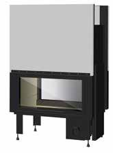 The Tunnel series maintains a minimal design, highlighting the clean lines of the fireplace, at the same time offering a comfortable view of the flames from two different sides.