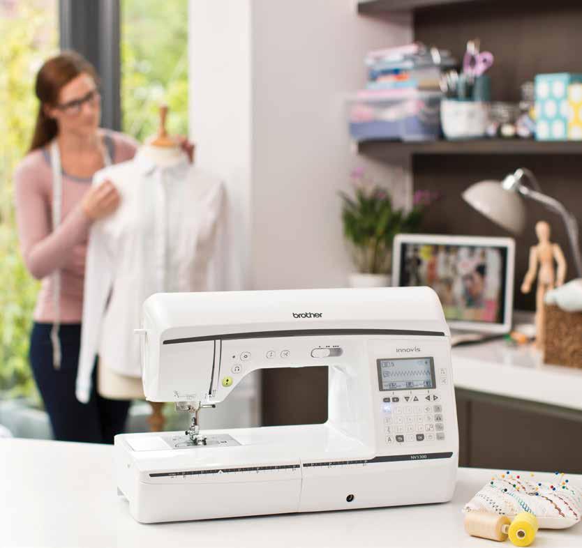 NV1100 & NV1300 NV1100 & NV1300 Ευρύχωρα, γεµάτα µε δυνατότητες ισχυρά µηχανήµατα ραπτικής και καπιτονέ.