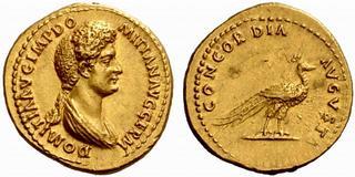 18. 19. 20. 21. RIC Domitian 215, Aureus und Denar, [ca. 90 n.chr.