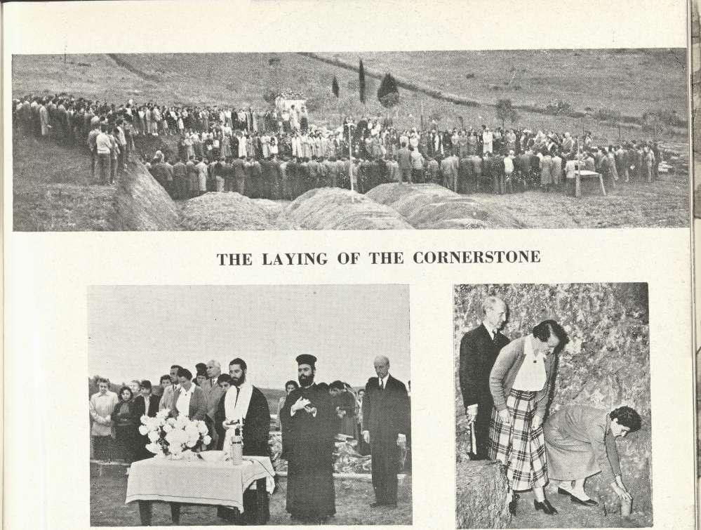 To have a little part in all the tomorrows of all those who will come to Anatolia to occupy the new building gave a feeling of