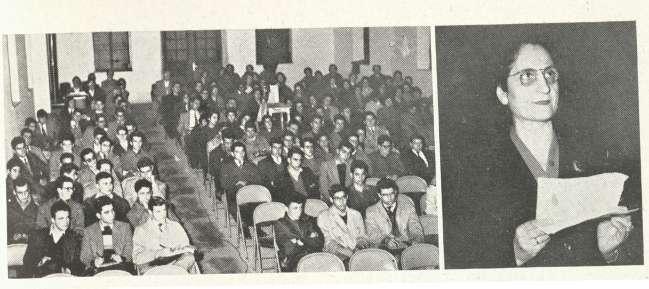 ..» και μετά άπό έμπνευσμένην προσευχήν, ώμίλησαν πρός αύτούς ό Γυμνασιάρχης και ό Αμερικανός Διευδυντής ύπό τας ούρανομήκεις ζητωκραυγάς τών συγκεντρωδέντων Κατόπιν