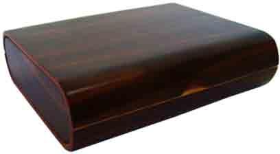 HUMIDOR + ASHTRAY ROSEWOOD - BLACK