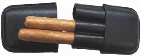 Jemar Cigar Case 110/2 Brown Leather Jemar