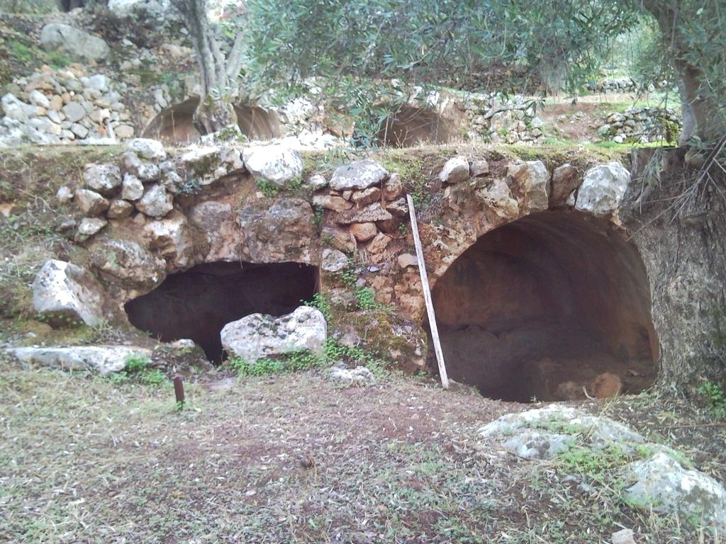 Ναός της Ακρόπολης, ο Ναός του Απόλλωνα, ο Ναός της Αφροδίτης (Αστάρτης), Σχήµα 1. θολωτόι τάφοι.