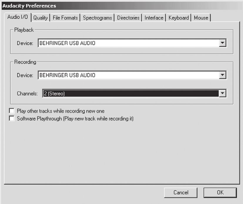 ) > Audio Output tab > Format = 44100,0 Hz and 2ch-16bit ÓöÜëìáôá: Ï ñüíïò êáèõóôýñçóçò åßíáé ðïëý ìåãüëïò Áíïßîôå ôï ìåíïý Preferences êáé êüíôå êëéê óôï ðáñüèõñï Audio Setup.