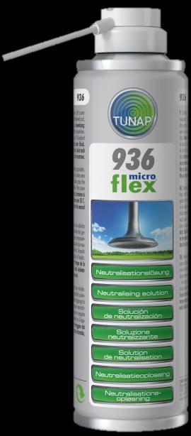 microflex 936 Διάλυμα Ουδετεροποίησης: Διαλύει τα υπολείμματα σωματιδίων των κόκκων καθαρισμού κι αποτρέπει
