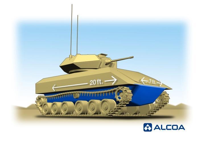 Improved blast protection: The hull could provide approximately two times better blast protection than traditional hulls. vehicle.
