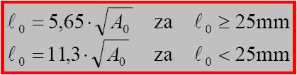 Dijagrami σ ε za različite čelike Izduženje pri lomu Kontrakcija poprečnog preseka Izduženje