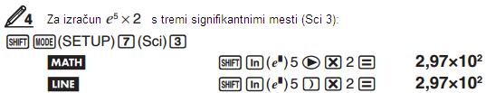 Izračunajte na tri