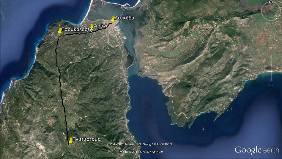 4.3.5 Γραμμή R-29 Η γραμμή R-29 καλύπτει το βόρειο τμήμα της Λευκάδας.