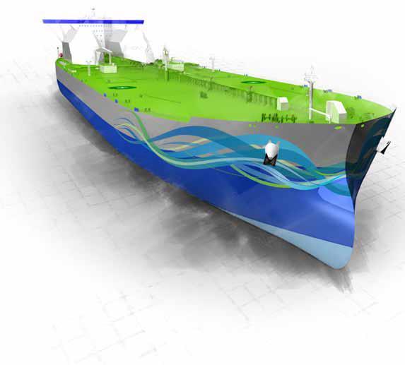 5.4 Triality Concept Το νέο concept πλοίου μεταφοράς αργού πετρελαίου, που ονομάζεται Triality, προέκυψε μέσω μιας σχεδιαστικής καινοτομίας του DNV.