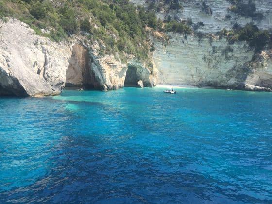 At only 12 nautical miles east from Lefkada Island you ll find the worldwide biggest and most spectacular underwater cave at Meganisi.