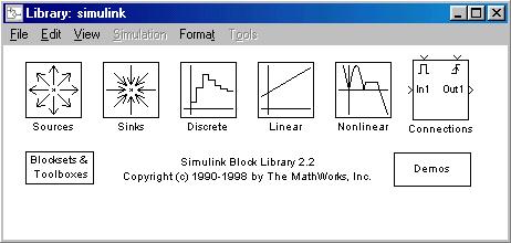 3 Η γενική βιβλιοθήκη του Simulink Προσοχή Ενδεχομένως (ανάλογα με την έκδοση του Matlab που χρησιμοποιείτε) να