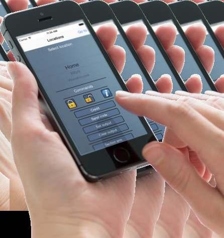 i-olympia application 116 Γενικά χαρακτηριστικά > 9 μέχρι 24 ζώνες όπου μπορούμε να συνδέσουμε: 5 > Δυνατότητα σύνδεσης αυτόματου τηλεφωνητή PSTN ανιχνευτές κίνησης (radar) ανά ζώνη και άπειρες ή GSM