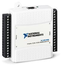 3 NIUSB 6009 της National Instruments Στη συνέχεια, περιγράφεται η διαδικασία που ακολουθήθηκε για τον προγραμματισμό του LabVIEW Αρχικά, εμφανίζεται το μενού έναρξης του προγράμματος.