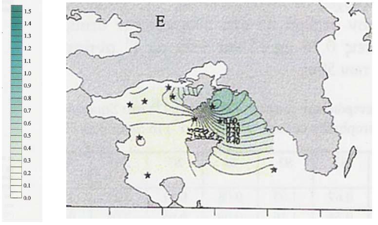 1998-2003 Στα διαγράµµατα που ακολουθούν δίνονται χαρακτηριστικές συγκεντρώσεις από σχετική µελέτη του ΕΛΚΕΘΕ.