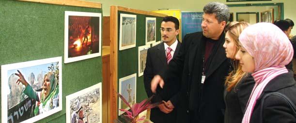 Sponsoring Palestine Eye and AbuAmmar Under Siege Exhibition The PSE sponsored an exhibition entitled Palestine Eye and AbuAmmar Under Siege for the Palestinian photographer Jamal Aroury that was