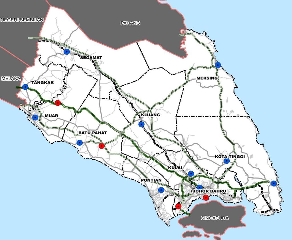 5-14 5.7.2 Pelan Cadangan Zon Kekangan Trafik Terdapat 24 cadangan kawasan zon kekangan trafik.