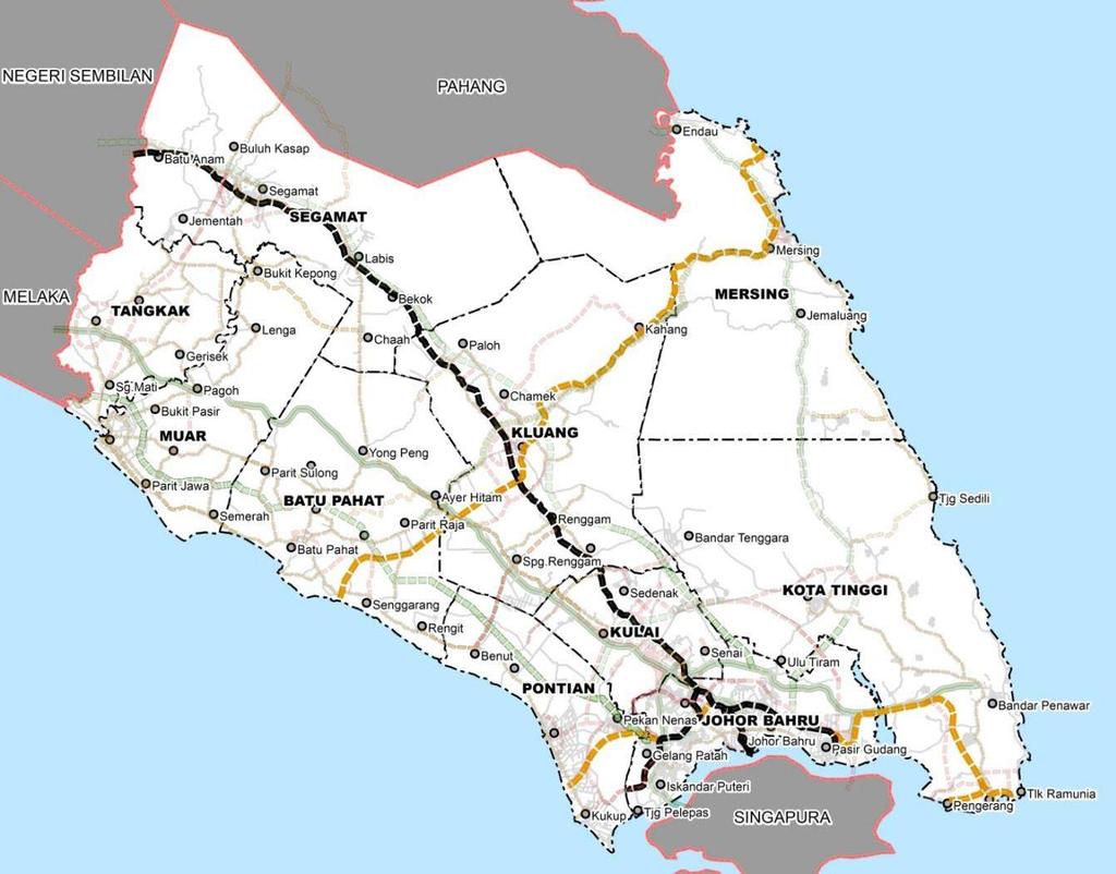8-13 8.7.2 Cadangan Rangkaian Pelabuhan dan Terminal Udara 80,000,000 Kargo di pelabuhan (tan) 60,000,000 40,000,000 20,000,000 - (2015 2020) (2021 2025) (2026 2035) (2036 2045) Rajah 8.