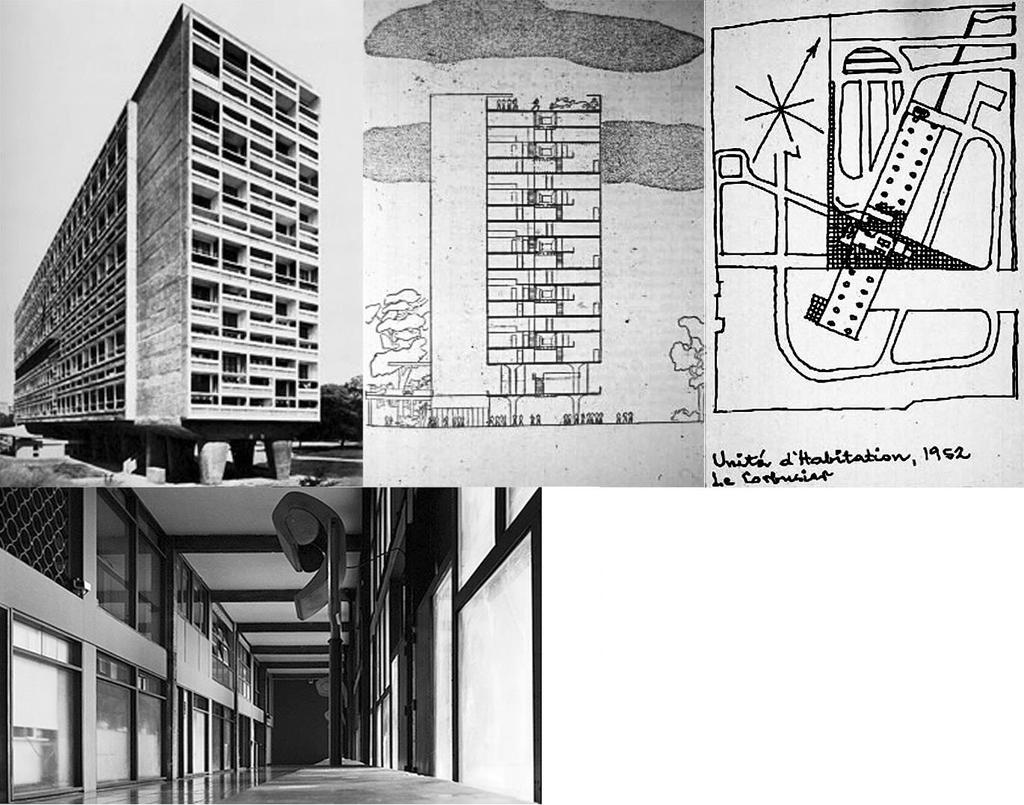 Ο ίδιος χρησιμοποίησε τον Modulor για τη σχεδίαση μιας σειράς θεμάτων, αρχίζοντας από το έπιπλο και φτάνοντας σε κτιριακά