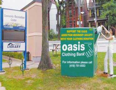 επανένταξή τους στην κοινωνία. www.clothingbank.ca www.oasismovement.