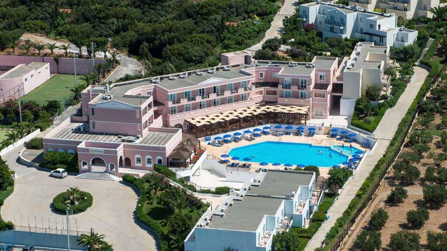 το All Inclusive περιλαμβάνει: Κύρια γεύματα: Πρωινό μπουφέ και δείπνο μπουφέ στο MINOS Μεσημεριανό μπουφέ στο DIONISSOS Ελληνικό θεματικό δείπνο στο ZORBAS και Ιταλικό θεματικό δείπνο στο MAMMA MIA