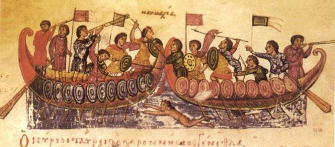 άρχιζε όταν ακόμη τα πλοία ήσαν σε απόσταση.