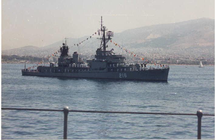 Καθελκύστηκε στις 30 Δεκεμβρίου 1994 και παραλήφθηκε στις 30 Απριλίου 1998 με πρώτο κυβερνήτη τον Ανπχο Γ. Δημητριάδη ΠΝ.