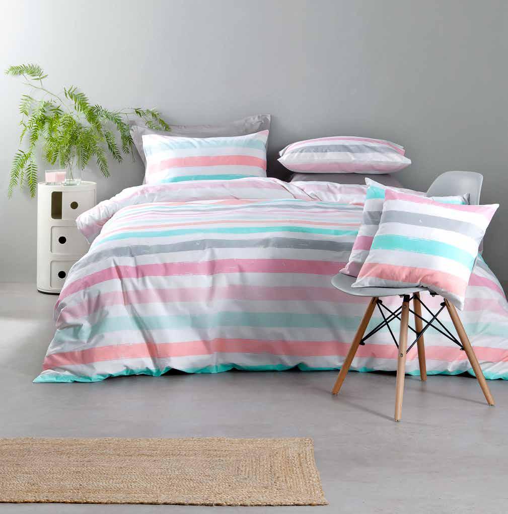 Cantieri Pink BED LINEN 100% Cotton - 144 T.C. Σετ σεντόνια μονά (2 x 170x260 + 1 μαξ/κη 52x72) 34,50 Σετ
