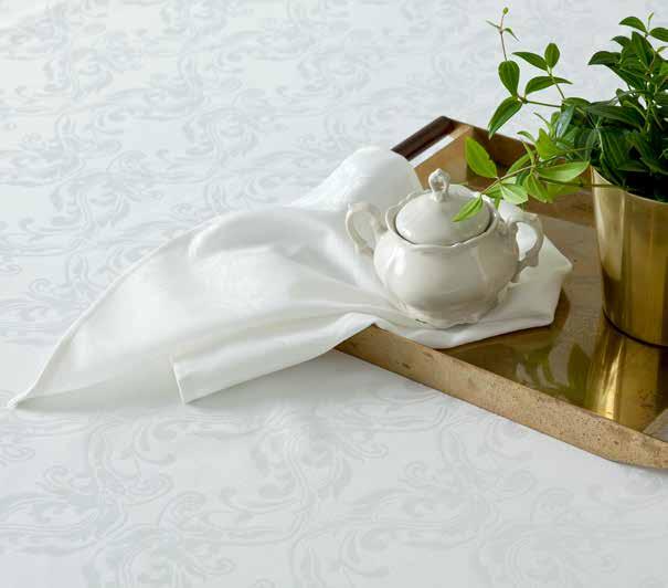 Polyester - 23% Viscose Off White 65%