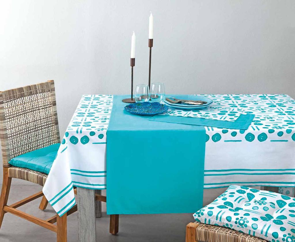 Cyclades TABLE LINEN 100% Τwill Cotton Τραπεζομάντηλο 150x150