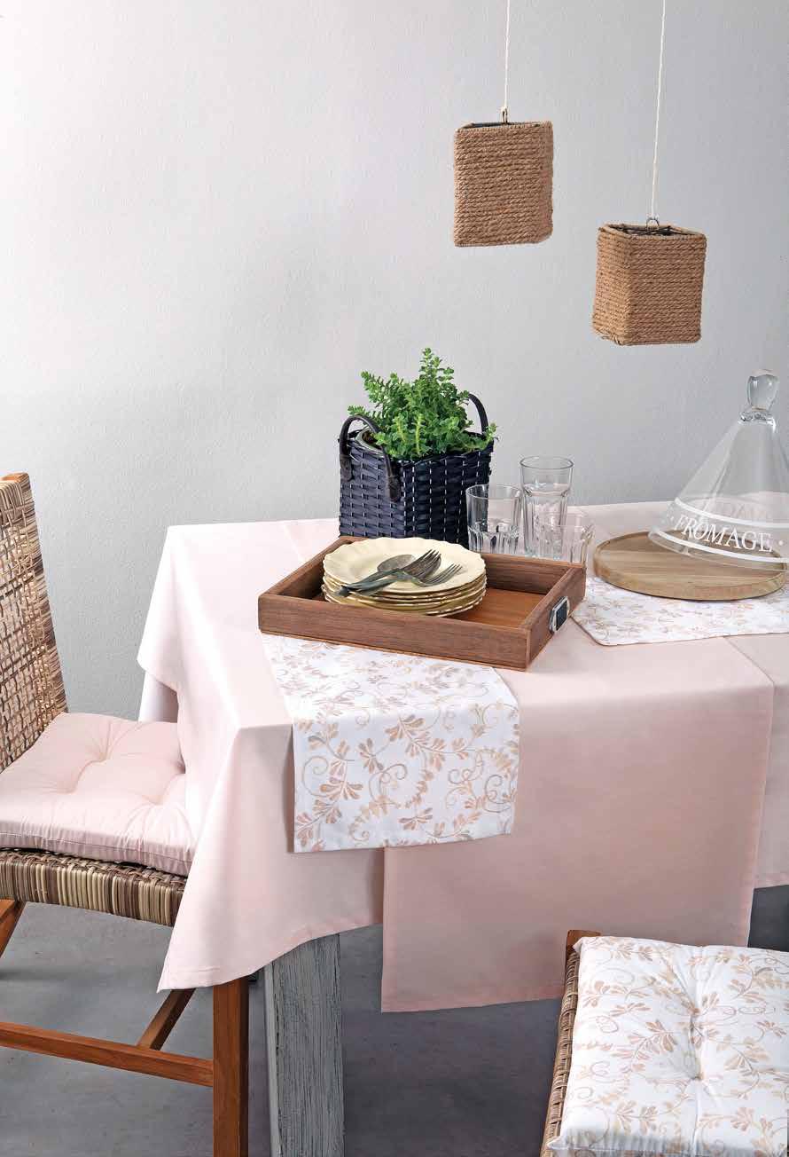 Amaranth TABLE LINEN 100% Τwill Cotton Τραπεζομάντηλο 150x150