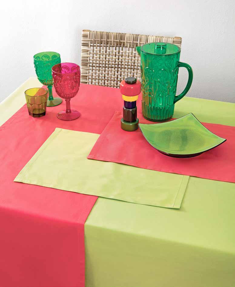 Delicatessen TABLE LINEN 100% Twill Cotton, Reactive Dyed