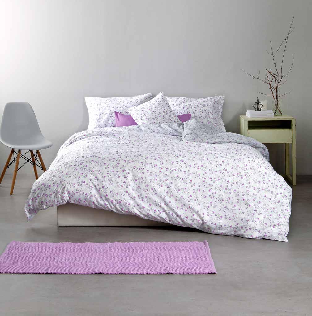Secret Garden Lilac BED LINEN 100% Cotton - 144