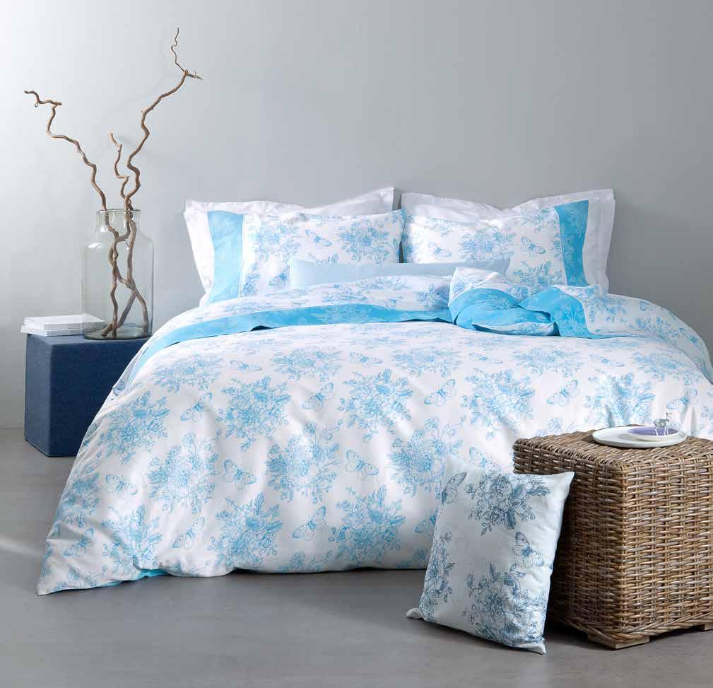 Whitehall Βlue BED LINEN 100%