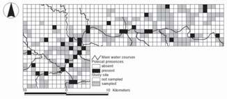 The square size was defined on the basis of the mean home range size for the Polecat, around 100 200 ha Twenty ecologically-meaningful EGVs were selected for analysis  AGRICULTURAL LANDSCAPE The ENFA
