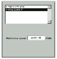 Editable Parameters Zone Ανάλογα µε τον τύπο της µηχανής που επιλέγουµε παραπάνω, η ζώνη ρυθµιζόµενων παραµέτρων (Editable Parameters Zone) απεικονίζει διαφορετικές παραµέτρους προς ρύθµιση για τη