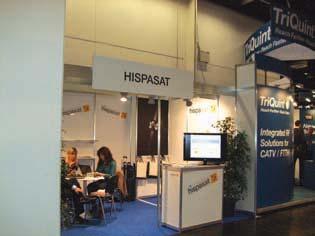 HispaSat Ο ισπανικός δορυφορικός οργανισµός µετείχε φέτος στην ANGACOM, µε κύριο highlight την εκτόξευση του νέου δορυφόρου Amazonas 3, ο οποίος τοποθετήθηκε στις 61W για την βραζιλιάνικη