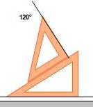 Χρησιμοποιούμε τα τρίγωνα, για να χαράξουμε ευθείες γραμμές.