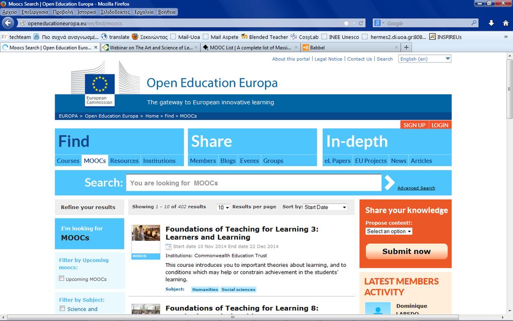 http://openeducationeuropa.