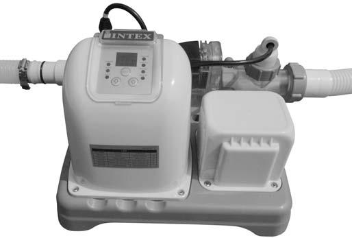() MODEL CS80/80 SALTWATER SYSTEM GREEK 7.5 X 10. PANTONE 95U 09/5/009 ΠΩΣ ΝΑ ΠΑΡΑΓΕΤΕ ΧΛΩΡΙΟ Το παρόν προϊόν έχει σχεδιαστεί για πισίνες επιφάνειας.