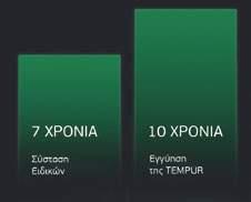 Εξατομικευμένη στήριξη του σώματος Το υλικό TEMPUR έχει σχεδιαστεί ώστε να μαλακώνει, να συμπιέζεται και να προσαρμόζεται στο σχήμα του σώματός σας και στο βάρος σας, σε μια μέση