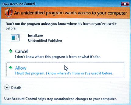 ΠΑΡΑΤΗΡΗΣΗ: Αν το λειτουργικό σας σύστημα δεν είναι Windows Vista, τότε προχωρήστε στο βήμα 5. 4.