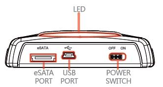 Κύρια μονάδα Prestigio DataRacer II 1 Καλώδιο USB 25cm 1 Καλώδιο USB 60cm 1 Καλώδιο esata 60cm 1 Κομψή