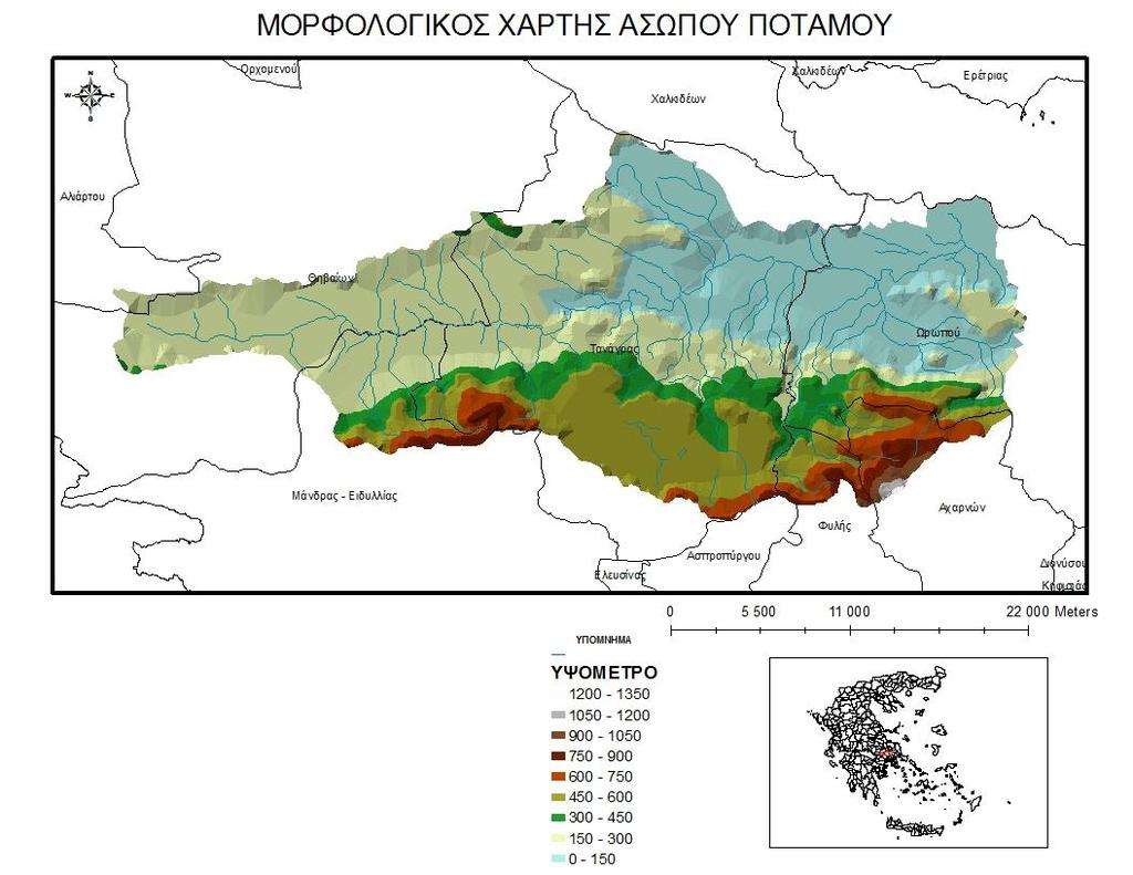 ΧΑΡΤΗΣ 3: Μορφολογικός χάρτης της