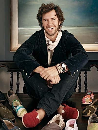 the green giants Blake Mycoskie In just four years he has donated more than a million shoes to children in need around the world.