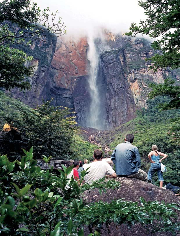 Angel Falls VENEZUELA Despite being the tallest free-falling waterfall in the world, this impressive natural wonder was randomly discovered in 1937 by Jimmy Angel, an American pilot who was scouring