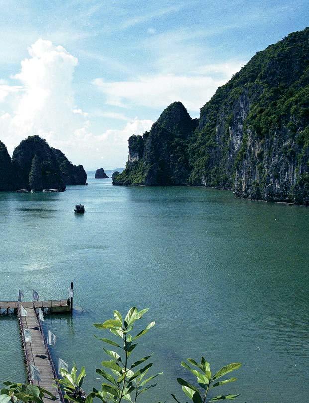 14 Halong Bay VIETNAM The name Ha Long (loosely translated as Descending Dragon) is worthy of the landscape that inspired great traveler Ian Fleming, author of the celebrated James Bond adventure