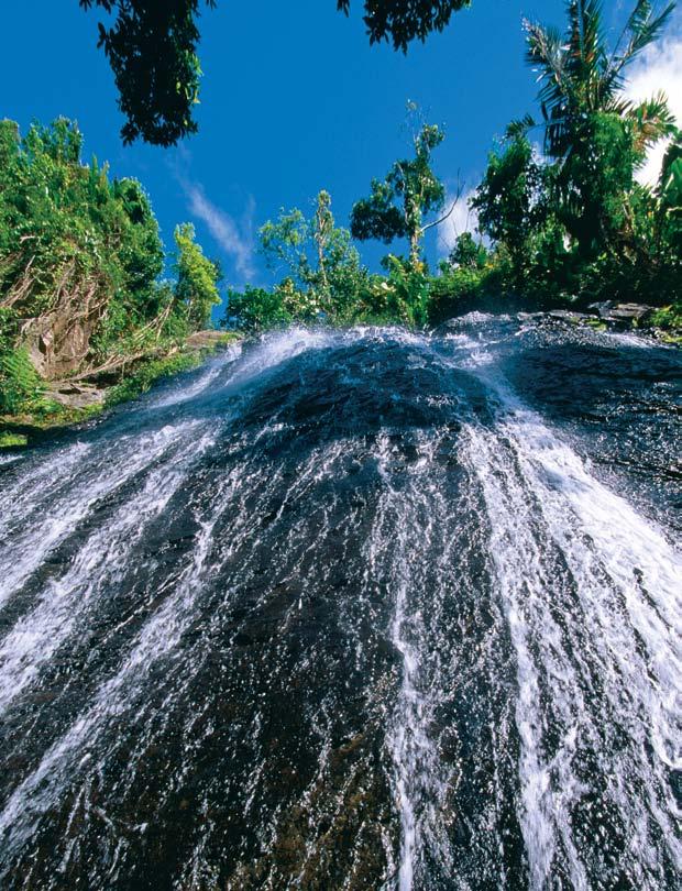 7 ΤΗΕ ΝEW WONDERS OF NATURE El Yunque PUERTO RICO 152 15 Derived from the name of an Indian spirit called Yuquiye, meaning Forest of Clouds, El Yunque is a mountainous, sub-tropical rainforest