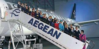 5 6 7 1 & 7. The Star Alliance team s representatives Αναμνηστικές φωτογραφίες με τους εκπροσώπους των μελών της Star Alliance 2. Gift presented to Mr. Wolfgang Mayrhuber, CEO of Lufthansa Ο κ.